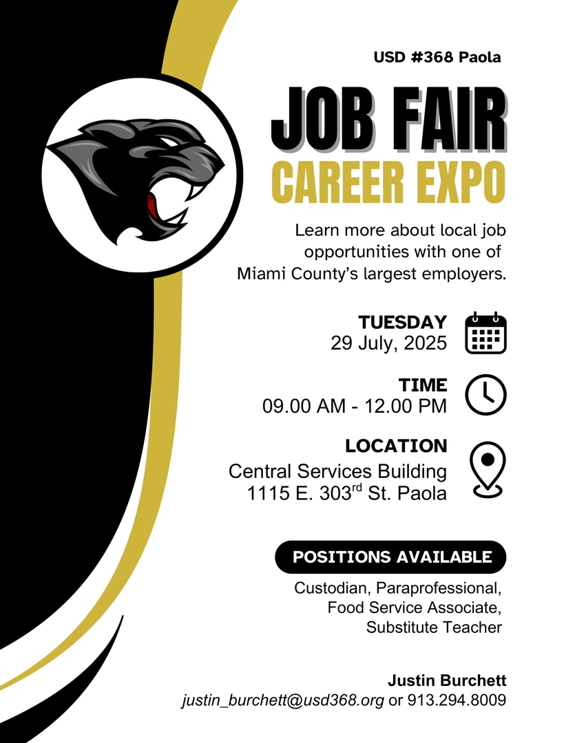USD 368 2025 JOB FAIR FLIER