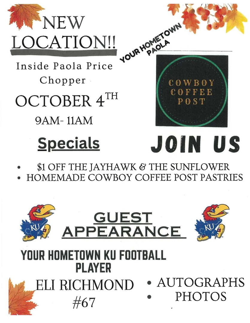 COWBOY COFFEE NEW LOCATION FLIER