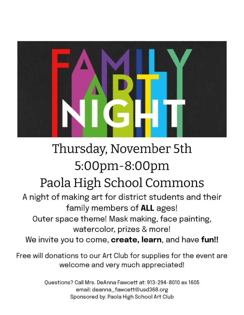 FAMILY ART NIGHT 2026