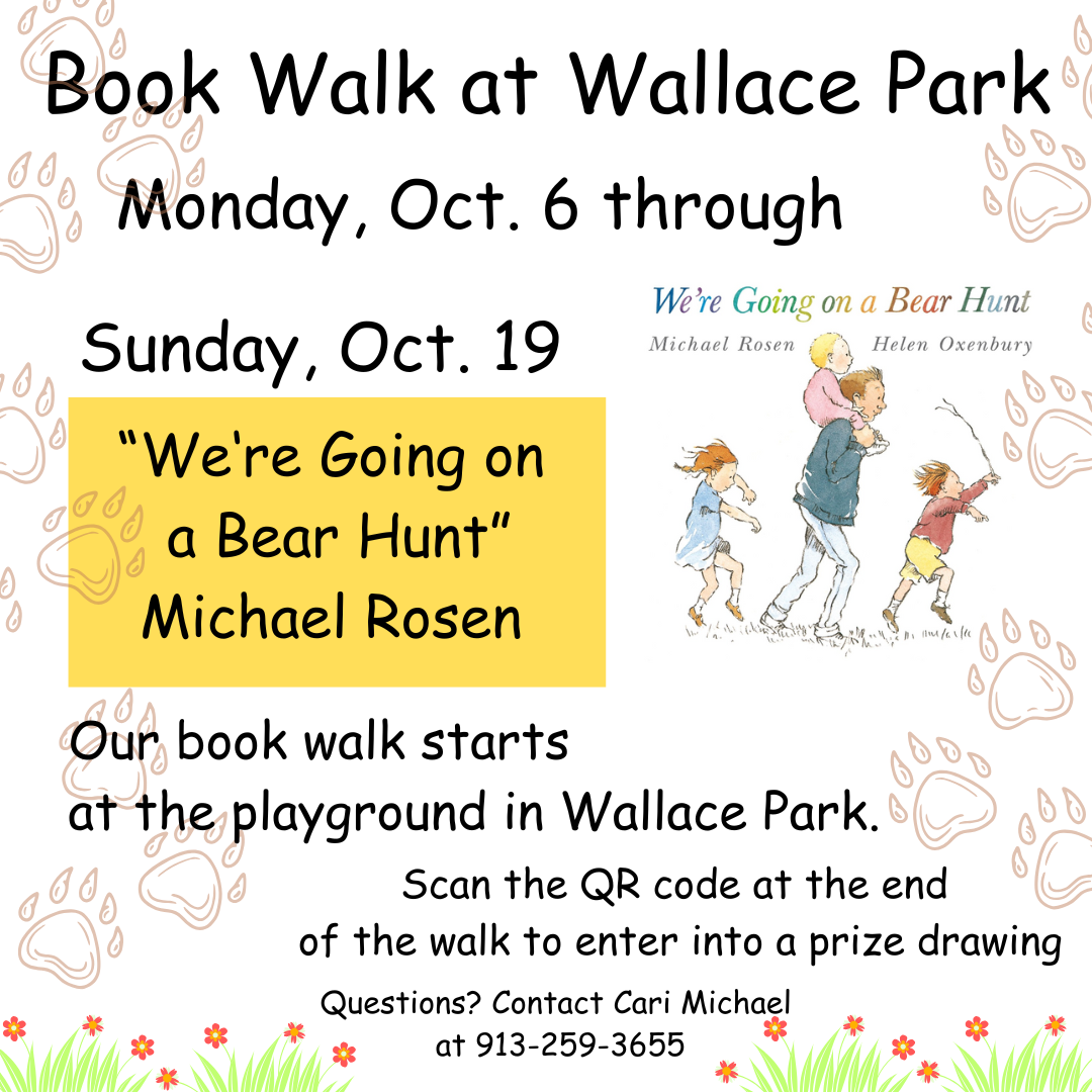 Paola Free Library Book Walk Wallace Park