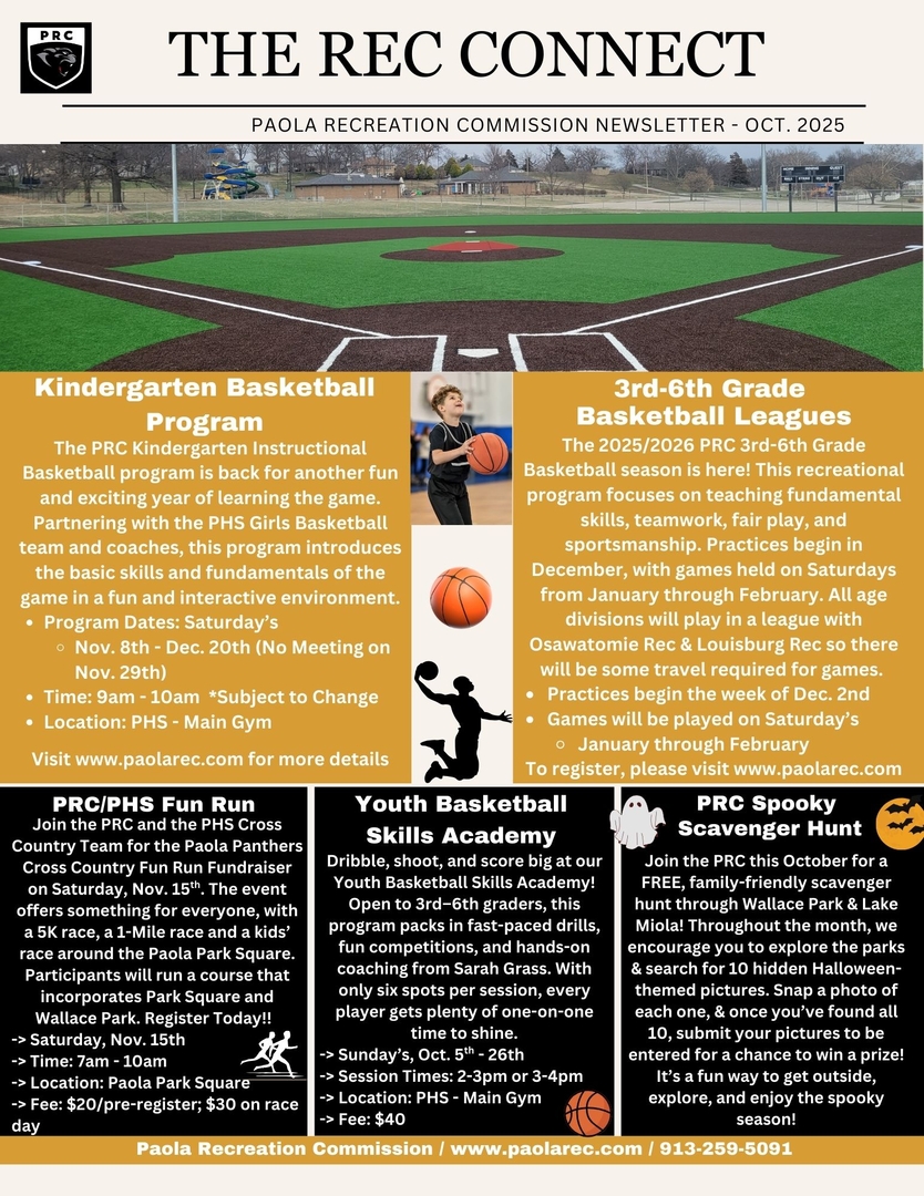 The Rec Connect PRC October Newsletter Pg1
