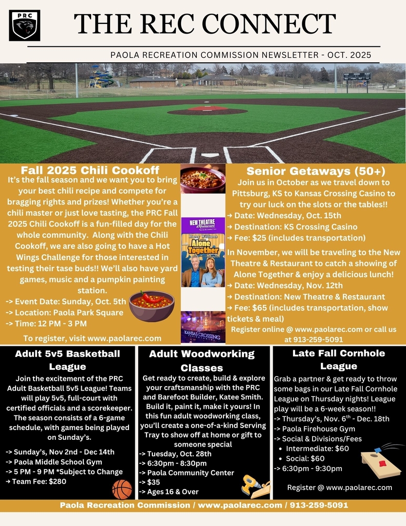 The Rec Connect PRC October Newsletter Pg 2
